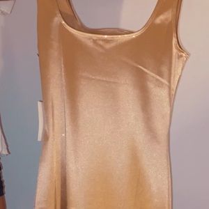 Gold dress